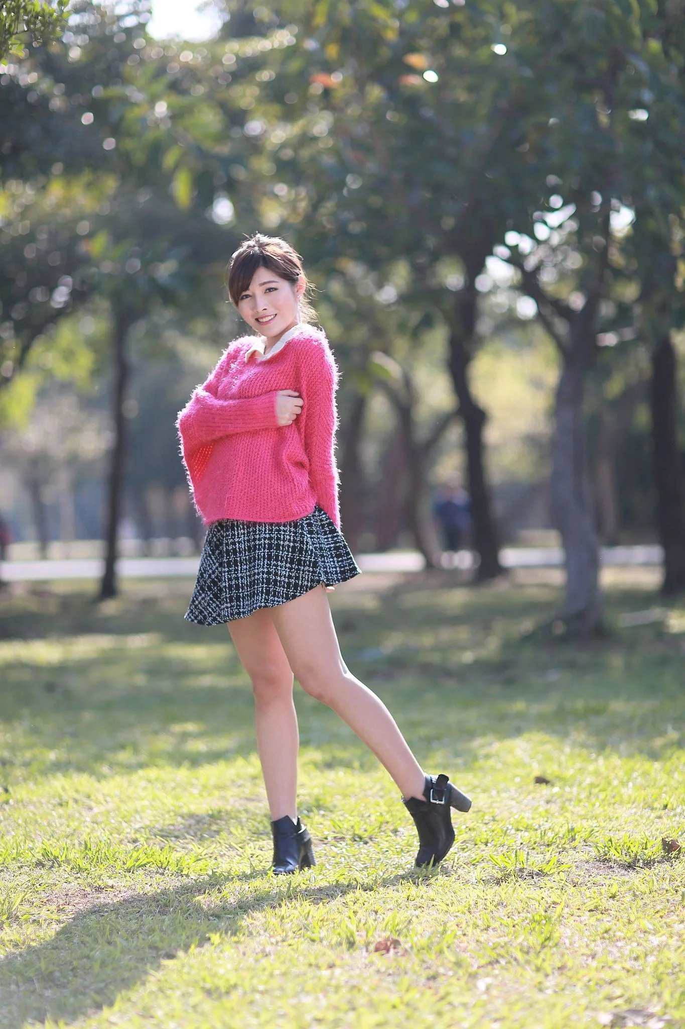 [Chương bổ sung của Beautyleg] Nữ hoàng băng giá Liao Kandi - Bộ ảnh chụp tại công viên đầu hè - 38