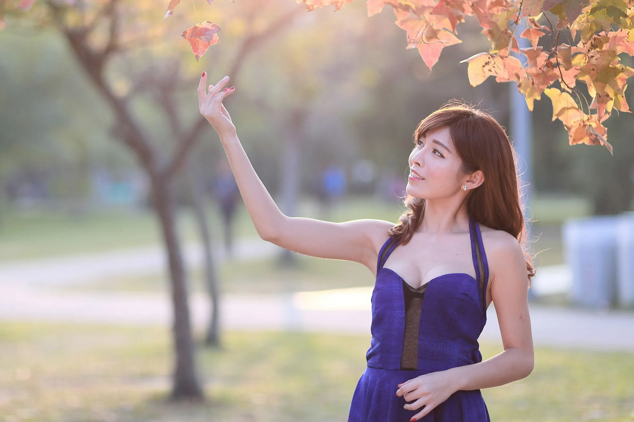 [Chương bổ sung của Beautyleg] Nữ hoàng băng giá Liao Kandi - Bộ ảnh chụp tại công viên đầu hè - 55